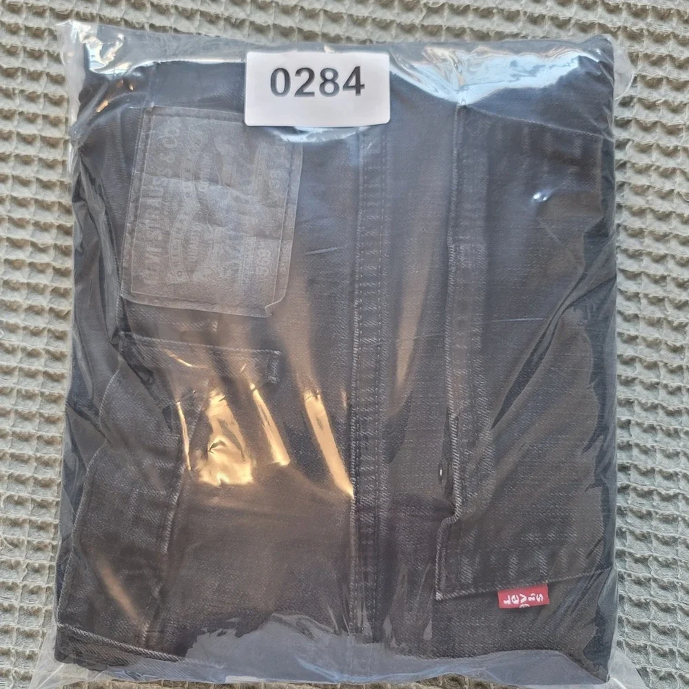 Levi's 569 Loose Straight Jeans Mens 38x30 Black Denim‎ Relaxed Baggy 00569-0125